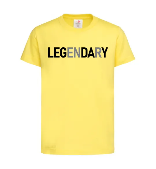 Детская футболка Legendary Лимонный фото