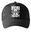 Кепка Iron is my therapy Черный фото