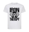 Дитяча футболка Iron is my therapy Білий фото