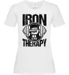 Жіноча футболка Iron is my therapy Білий Жіноча футболка Iron is my therapy Білий фото