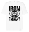 Футболка Оверсайз Iron is my therapy Белый фото