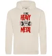 Мужская толстовка (худи) I like heavy metal Таш фото