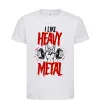 Детская футболка I like heavy metal Белый фото