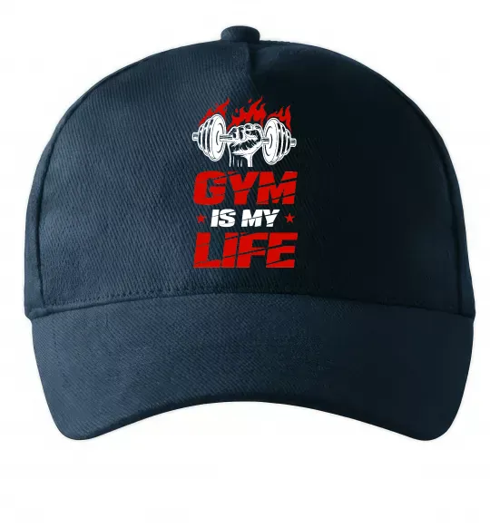 Кепка Gym is my life Темно-синій фото