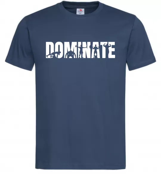 Чоловіча футболка Dominate Темно-синій фото