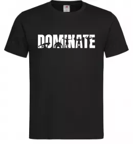 Чоловіча футболка Dominate Чорний фото