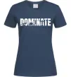 Женская футболка Dominate Темно-синий фото