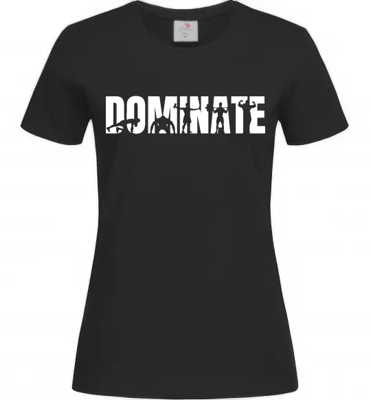 Женская футболка Dominate Черный фото