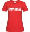 Женская футболка Dominate Красный фото