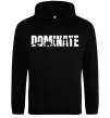 Чоловіча толстовка (худі) Dominate Чорний фото