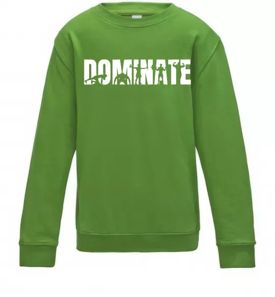 Дитячий світшот Dominate Лаймовий фото