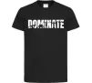 Дитяча футболка Dominate Чорний фото