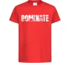 Дитяча футболка Dominate Червоний фото