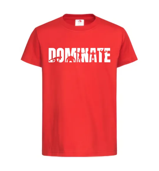 Дитяча футболка Dominate Червоний фото