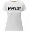 Жіноча преміум футболка Dominate Білий фото