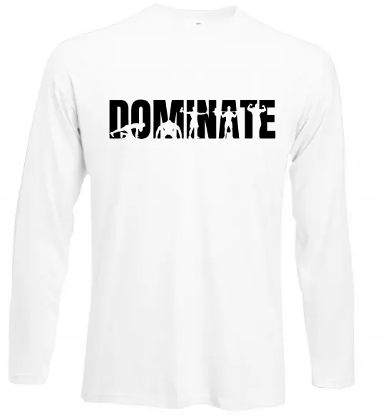 Лонгслив Dominate Белый фото