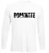 Лонгслив Dominate Белый фото