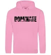 Женская толстовка (худи) Dominate Розовый фото