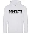 Жіноча толстовка (худі) Dominate Сірий меланж фото