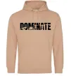 Жіноча толстовка (худі) Dominate Пісочний фото