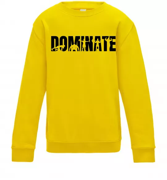 Дитячий світшот Dominate Сонячно жовтий фото