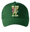 Кепка No pain no gain Dino Темно-зелений фото