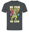 Мужская футболка No pain no gain Dino Графит фото