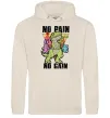 Женская толстовка (худи) No pain no gain Dino Таш Женская толстовка (худи) No pain no gain Dino Таш фото