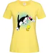 Женская футболка Сильвестр та Твіті Лимонный фото