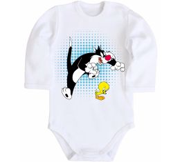 Детский боди Сильвестр та Твіті Детский боди Сильвестр та Твіті