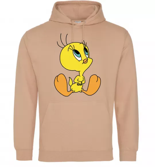 Чоловіча толстовка (худі) Пташка Твіті Пісочний фото