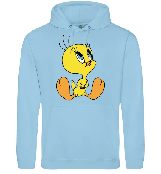 Чоловіча толстовка (худі) Пташка Твіті Блакитний фото