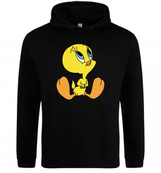 Женская толстовка (худи) Пташка Твіті Черный фото