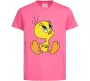 Дитяча футболка Пташка Твіті Яскраво-рожевий фото