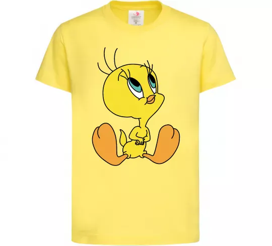 Дитяча футболка Пташка Твіті Лимонний фото