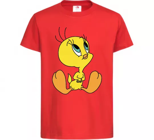 Дитяча футболка Пташка Твіті Червоний фото