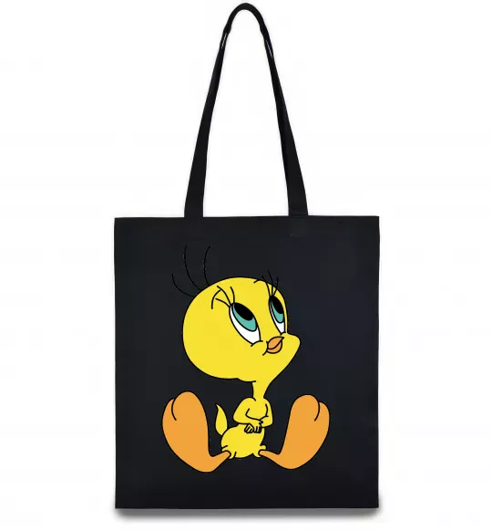 Эко-сумка Пташка Твіті Черный фото