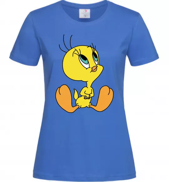 Женская футболка Пташка Твіті Ярко-синий фото