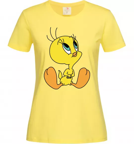 Женская футболка Пташка Твіті Лимонный фото
