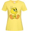 Женская футболка Пташка Твіті Лимонный фото