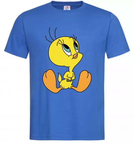 Чоловіча футболка Пташка Твіті Яскраво-синій фото