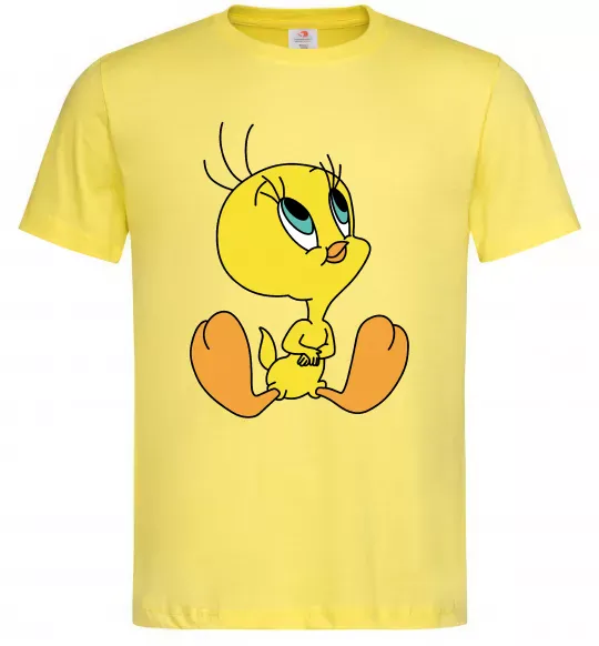 Чоловіча футболка Пташка Твіті Лимонний фото