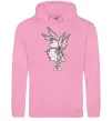 Женская толстовка (худи) Багс Банні Розовый фото