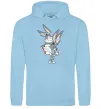 Женская толстовка (худи) Багс Банні Голубой фото