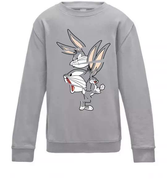 Дитячий світшот Багс Банні Сірий меланж фото