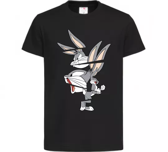 Дитяча футболка Багс Банні Чорний фото