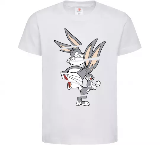 Дитяча футболка Багс Банні Білий фото