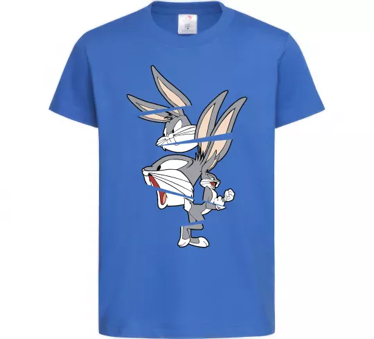 Дитяча футболка Багс Банні Яскраво-синій фото