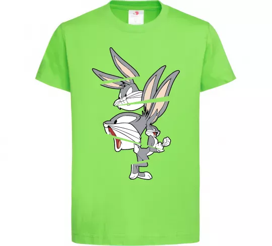Дитяча футболка Багс Банні Лаймовий фото