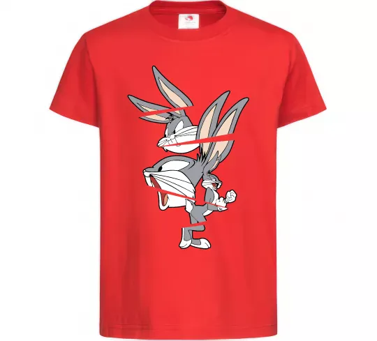 Дитяча футболка Багс Банні Червоний фото